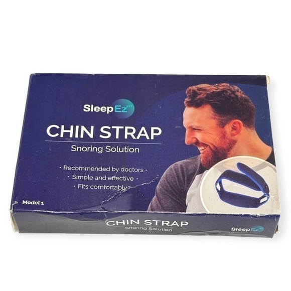 SleepEz Anti Snoring Chin Strap Snoring Solution - Picture 1 of 8